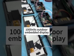 एम्बेडेड हाई ब्राइटनेस वाटरप्रूफ टच मॉनिटर 1000 निट्स 7 इंच 16:9