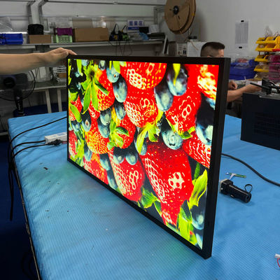 32'' 4K हाइलाइट एलसीडी पैनल आउटडोर एलसीडी डिस्प्ले स्टोर विंडो उज्ज्वल सिग्नल डिस्प्ले