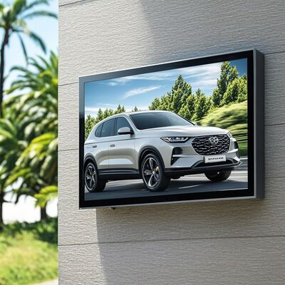 55 इंच फुल लैमिनेशन टेक्नोलॉजी आउटडोर एलसीडी विज्ञापन मशीन 4000Nits चमक और IP67 वाटरप्रूफ डिजिटल साइनेज के साथ